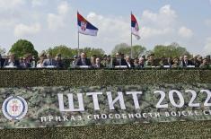 Prikaz sposobnosti Vojske Srbije „ŠTIT 2022“