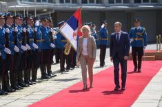 Minister of Defence of Federal Republic of Germany Christine Lambrecht Visits Serbia 