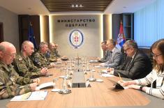 Састанак министра Стефановића са командантом ЕУ операције АЛТЕА