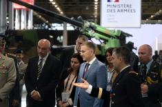 Ministar Stefanović na otvaranju Međunarodnog sajma vojne tehnike "EUROSATORY 2022" u Parizu