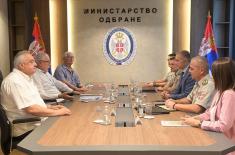 Minister Stefanović Meets Representatives of SUBNOR