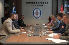Minister Stefanović meets with Ambassador of Greece Diacofotakis