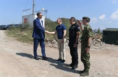 President Vučić arrives at Pasuljanske Livade