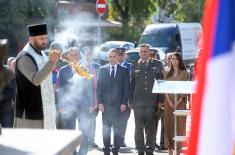Minister Stefanović Lays Wreath on the Occasion of Anniversary of Death of Major Milan Tepić