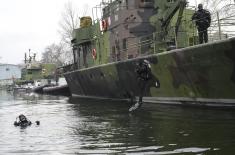 Оспособљавање за рониоце Војске Србије