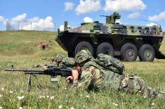 Infantry soldiers undergo collective training