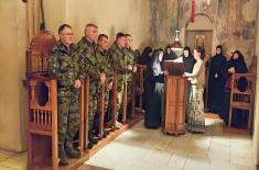 Начелник Генералштаба у посети манастиру Жича