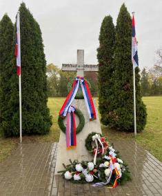 Remembering Serbian soldiers and civilians killed in Veľký Meder concentration camp in Slovakia