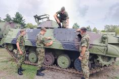 Soldiers undergoing specialized logistics training