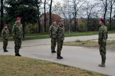 Regular Training of Members of 63rd Parachute Brigade