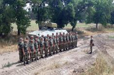 Обука за управљање борбеним возилима у мировним операцијама