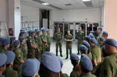 Rotation of Serbian Armed Forces Contingent in Central African Republic