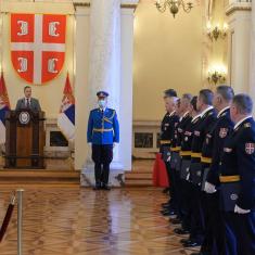 Ministar Stefanović uručio ukaze o unapređenjima i postavljenjima