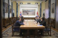 Meeting between Minister Stefanović and Royal Norwegian Ministry of Defence delegation