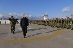 Minister Stefanović with Serbian peacekeepers in Lebanon: Serbia is proud of its boys and girls wearing blue berets