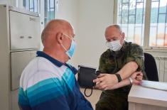 "Military Doctor in the Country” campaign in villages of Deževa and Trnava