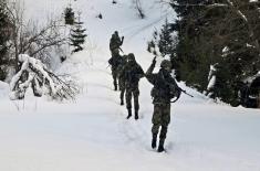 Обука извиђача Копнене војске у зимским условима