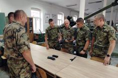 Soldiers undergoing specialized logistics training