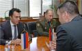 Minister of Defence meets Minister-Counsellorat the Embassy of the Russian Federation