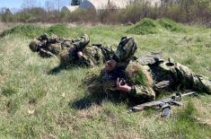 March class undergoes combat training