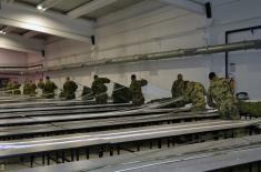 Regular Training of Members of 63rd Parachute Brigade