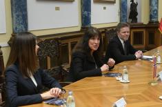 Meeting between Minister Stefanović and Royal Norwegian Ministry of Defence delegation