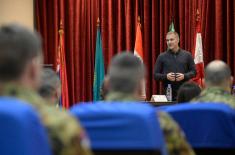 Minister Stefanović finishes visit to Serbian peacekeepers in Lebanon