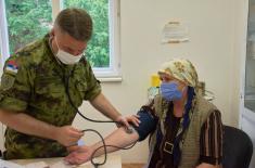 "Military Doctor in the Country” campaign in villages of Deževa and Trnava