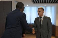 Minister Stefanović Meets Prime Minister of Democratic Republic of São Tomé and Príncipe