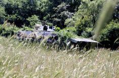 Tactical training of Serbian Armed Forces mechanized units