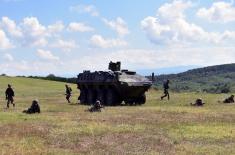 Infantry soldiers undergo collective training