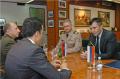 Minister of Defence meets Minister-Counsellorat the Embassy of the Russian Federation