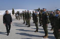 Министар Стефановић у бази Сектора Исток мисије UNIFIL у Либану