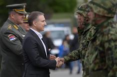 Minister Stefanović Attended Gun Salute to Mark Day of Serbian Armed Forces