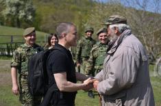 Minister Stefanović Visits Bases “Grlić” and “Veliki Trn” in Ground Safety Zone