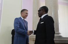 Meeting between Minister Stefanović and Vice President of Equatorial Guinea Mangue