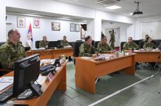 Obilazak Operativnog centra sistema odbrane