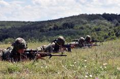 Infantry soldiers undergo collective training