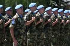Ispraćaj kontingenta Vojske Srbije u mirovnu operaciju UN u Libanu 