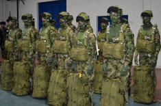 Regular Training of Members of 63rd Parachute Brigade