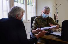 "Military Doctor in the Country” campaign in villages of Deževa and Trnava