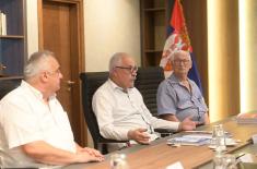Minister Stefanović Meets Representatives of SUBNOR