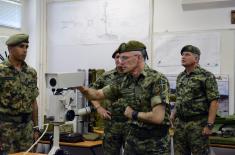 Visit to SAF units in Požarevac garrison