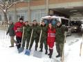 SAF helps the citizens of Serbia in clearing the snow