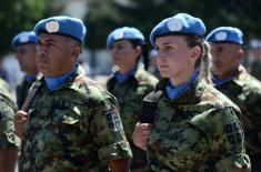 Ispraćaj kontingenta Vojske Srbije u mirovnu operaciju UN u Libanu 