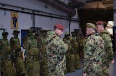 Regular Training of Members of 63rd Parachute Brigade