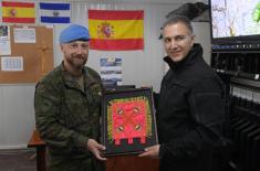 Minister Stefanović finishes visit to Serbian peacekeepers in Lebanon