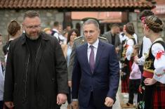 Minister Stefanović takes part in ceremony welcoming Patriarch Porfirije to Mileševa Monastery