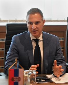 Meeting between Minister Stefanović and Director General IMS NATO Lieutenant General Wiermann