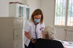 "Military Doctor in the Country” campaign in villages of Deževa and Trnava